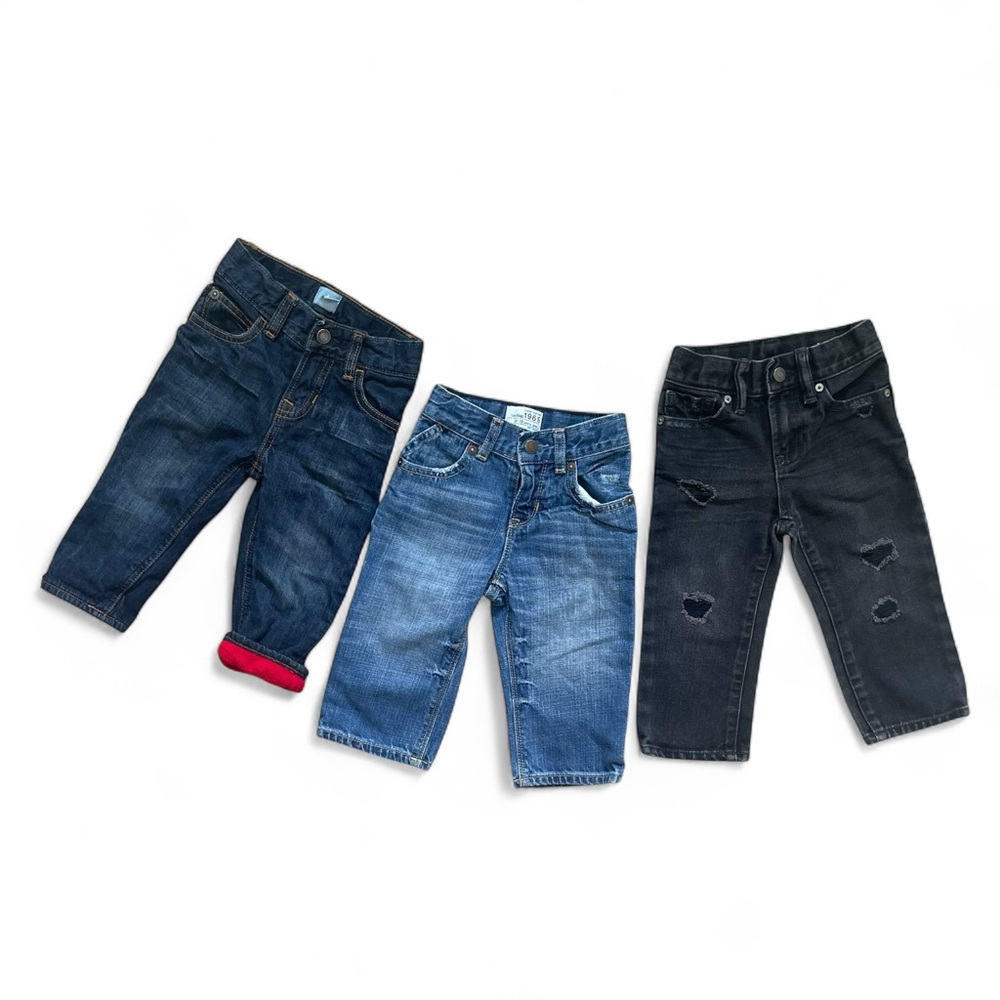 Baby Gap Jeans 3 pair size 12-18 month